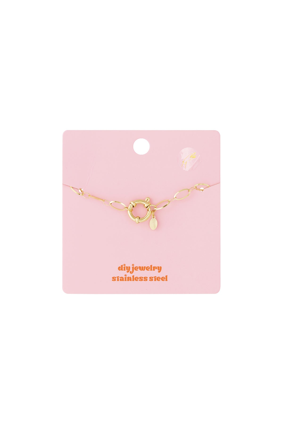 Bracelets en acier inoxydable, chaîne DIY, série simple quotidienne, bijoux pour femmes