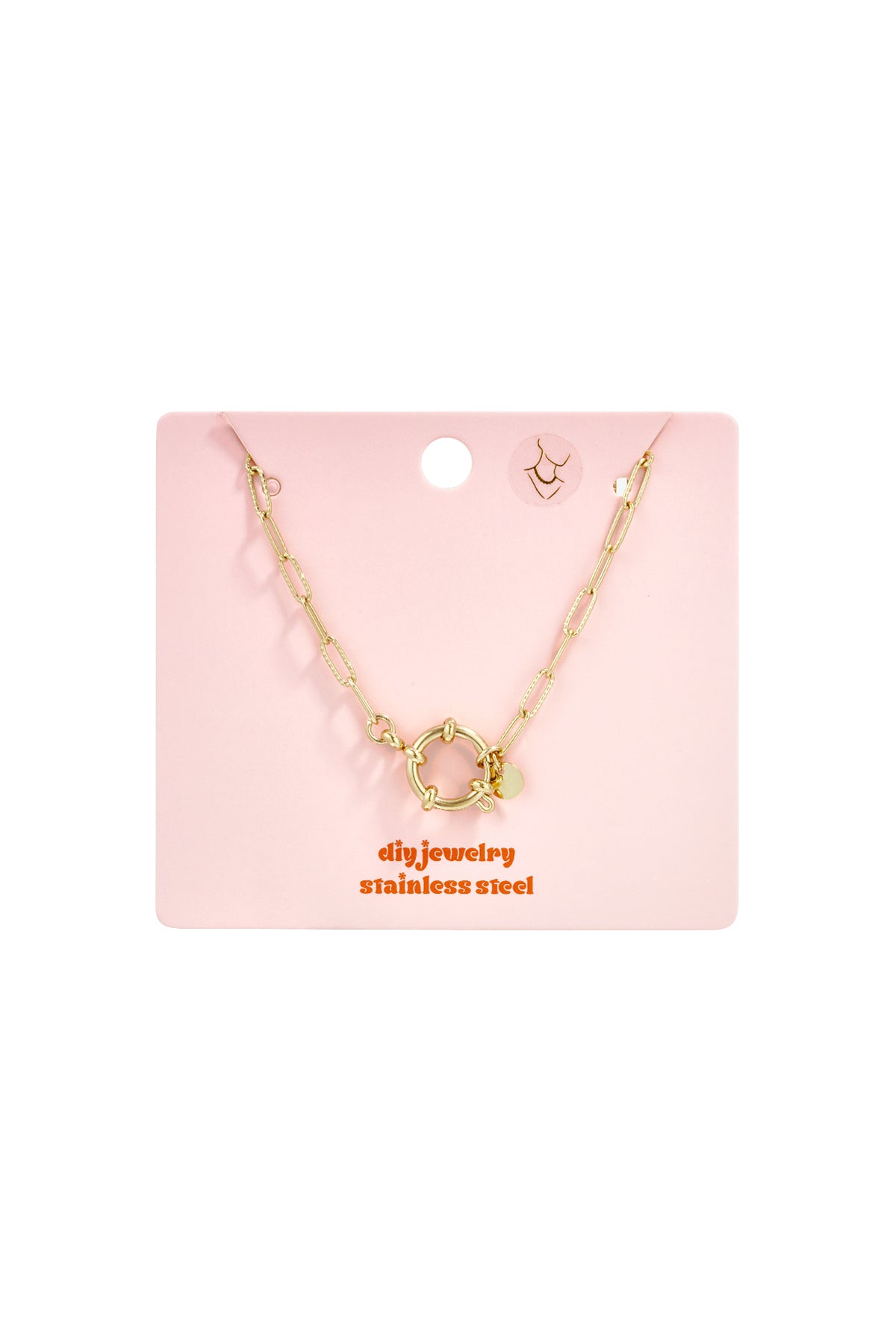 Collier et bracelet 2 en 1 à maillons ovales
