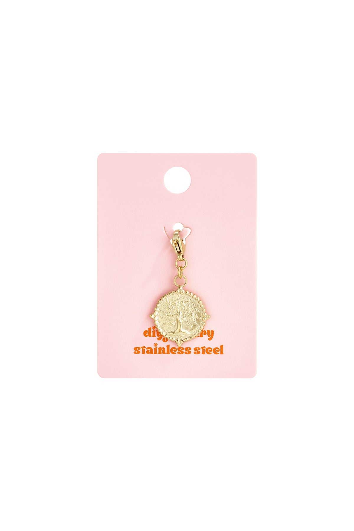 Arbre à breloques pour bijoux sur pièce de monnaie DIY