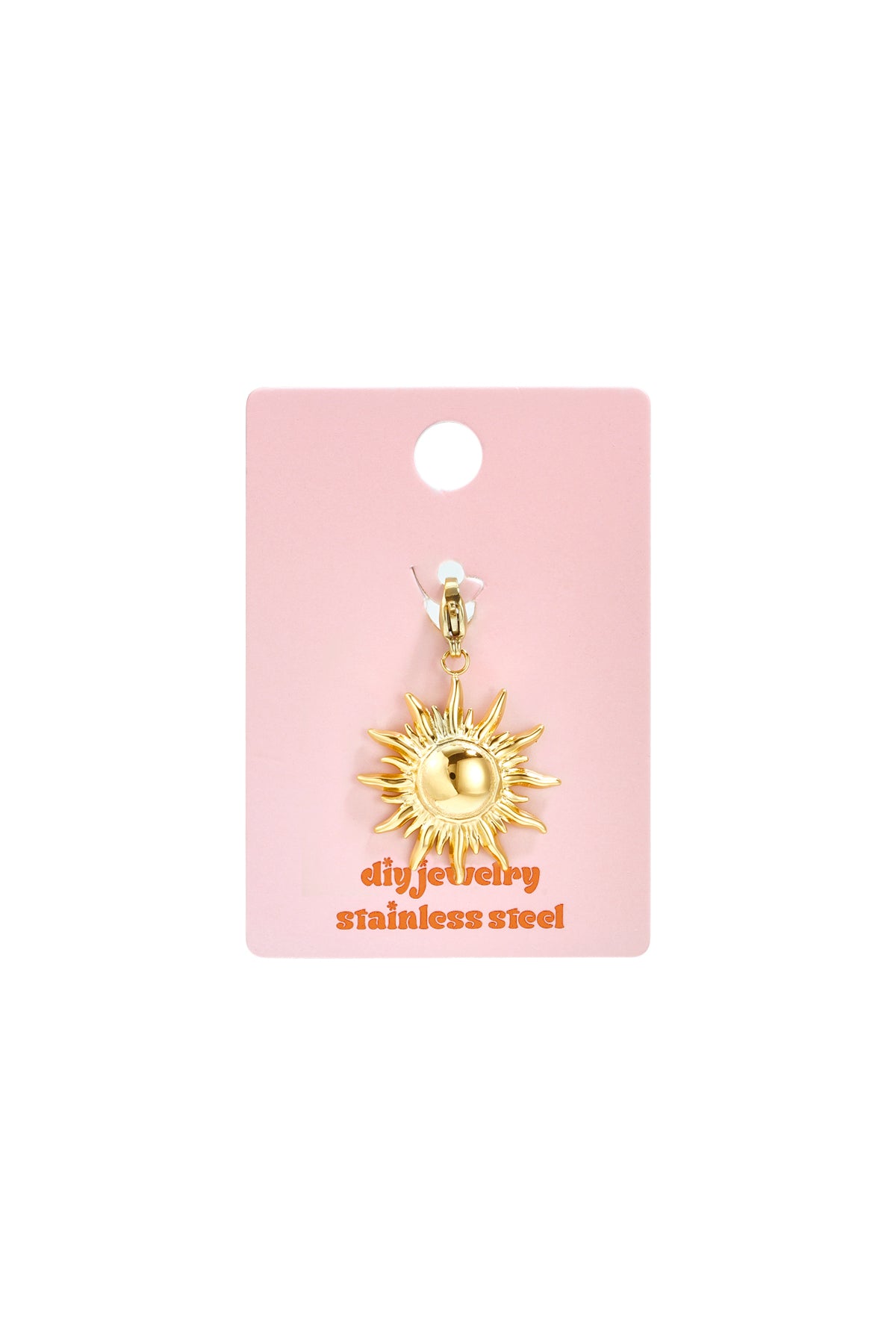 Apprêts de bijoux en acier inoxydable, collection Sun Casual Daily Simple pour femmes