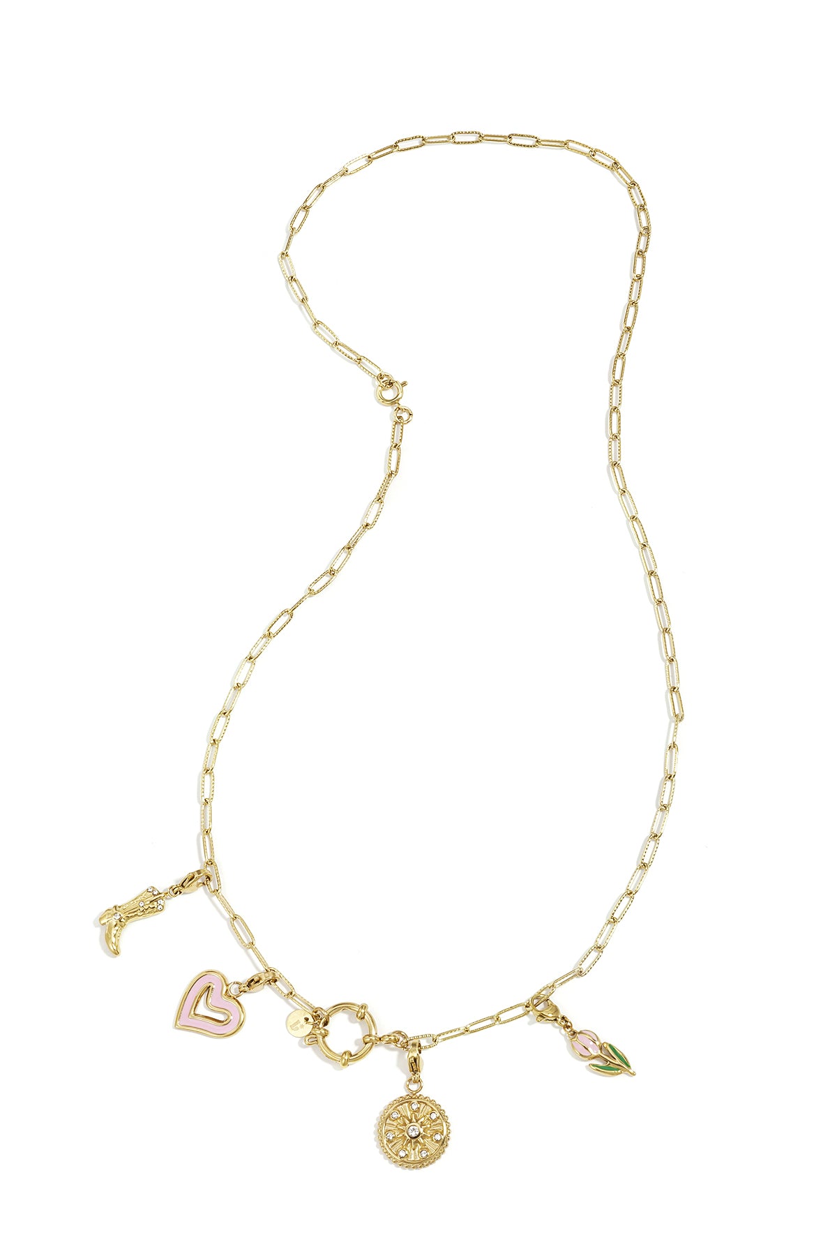 Collier et bracelet 2 en 1 à maillons ovales